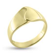 Billede af Ring 14 kt. u/sten, facon 4,5 gr. (prisen er excl. guld)