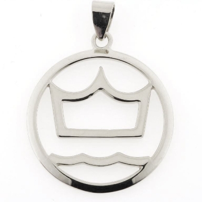 Billede af Vedhæng Dansk varmblod, 27,7 mm. 14 kt. hvg.