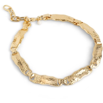 Billede af ENAMEL Copenhagen Melvina armbånd forgyldt sølv (16+3cm)