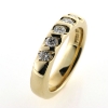 Billede af Ring med 5 brill. a 0,15 w/vs. 14 kt.