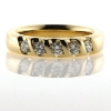 Billede af Ring med 5 brill. a 0,15 w/vs. 14 kt.