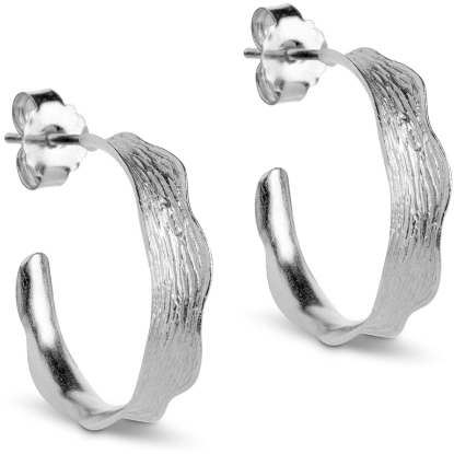 Billede af ENAMEL Copenhagen Ane Small hoop sølv