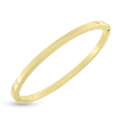 Billede af Armring med chener & lås, 14 kt.