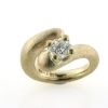 Billede af Ring med syn. zirkonia, 14 kt. 