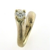 Billede af Ring med syn. zirkonia, 14 kt. 