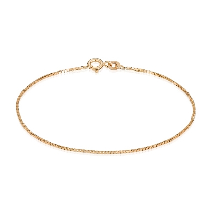 Billede af Armbånd venezia 14kt bredde 1,30mm 18,5cm