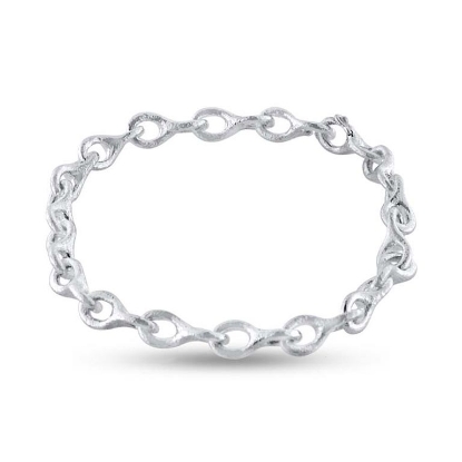 Billede af Armlænke Dream med haklås & 8-tal, 18 cm. 925s