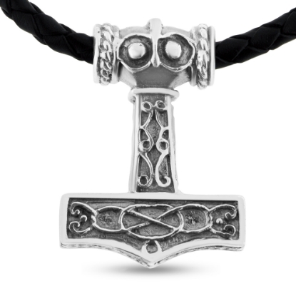 Billede af Vedhæng thorshammer 925 s. (let oxyd)