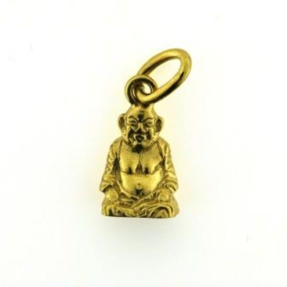 Billede af Vedhæng Buddha (hj. 13 mm) 14 kt facon 4,6 gr. (prisen er excl. guld)
