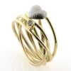 Billede af Ring med guldtråde (uden hjerte og sten) 14 kt. (Trådring)