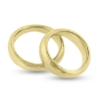 Billede af Vielses/forlovelses ringe bølget, massive 8 kt.