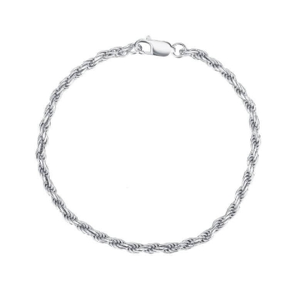 Billede af WiOGA Secilie armbånd sølv (17 cm)