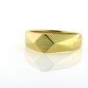 Billede af Herrering massiv, plade 6*6 mm., båndring 14 kt.