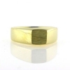 Billede af Herrering massiv, plade 7,5*7,5 mm. 14 kt.
