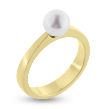 Billede af Ring perle sv. perle 5½-6 m/m.