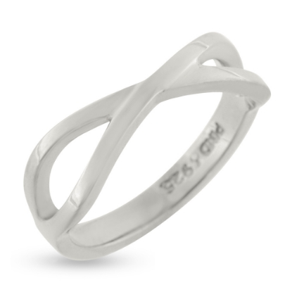 Billede af Ring Uendelighedstegn 14 kt. hvg.