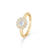 Billede af Mads Z "Carmen" ring 8 kt. guld m. cz (str. 54)