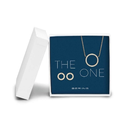 Billede af Bering Arctic Symphony smykkesæt poleret forgyldt stål m. cz