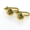 Billede af Kjoleknapper knude, massiv dia. 7,6 mm. 14 kt. (flad bagside)