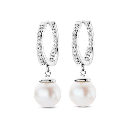 Billede af Spirit Icons Malibu øreringe sølv m. fvp + cz