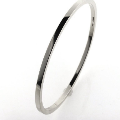 Billede af Armring firkantet tråd 14 kt. hvg. Priser fra