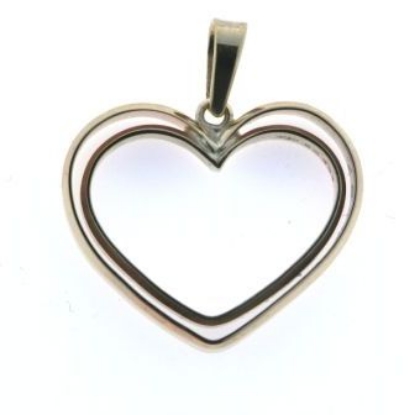 Billede af Vedhæng af ringe m. øsken + patz 8 kt