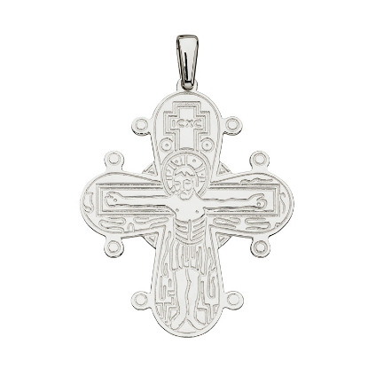 Billede af Dagmarkors Fadervor sølv 40*33 mm