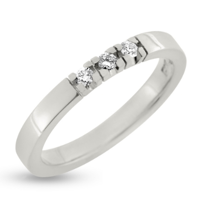 Billede af Alliancering 3* 0,04 w/vs. 14 kt. hvg.