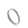 Billede af *Jane Kønig Small Braided ring sølv flet str. 50