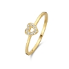 Billede af Spirit Icons Devotion ring 14 karat guld med 0,05 ct. w/vs str. 57