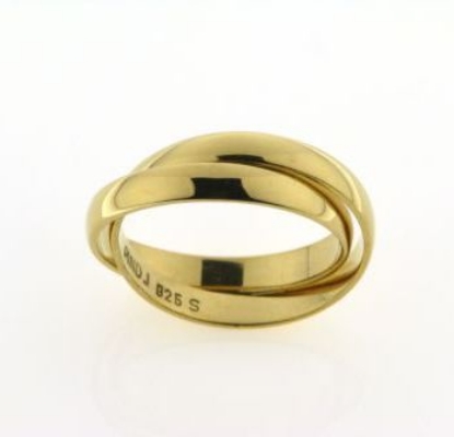 Billede af Ring 8 kt.  2 i en ring (løse ringe)....
