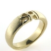 Billede af Herrering udsavet monogram 2 bogstaver 14 kt. guld 585 facon + 13,2 gr. (prisen er excl. guld)