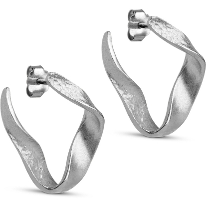 Billede af ENAMEL Copenhagen Dalia øreringe sølv