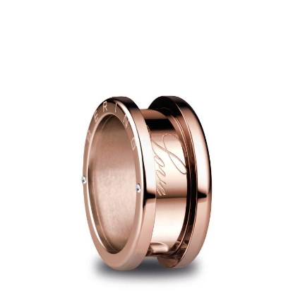 Billede af Bering ring Arctic Symphony rosaforgyldt stål (str. 50-70)