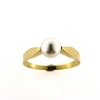 Billede af Ring 6-6½ m/m kulturperle 8 kt