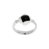 Billede af Bach Jewellery Chéri ring sølv med sort jade str. 54