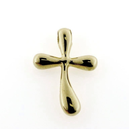 Billede af Vedhæng Kors 925 s forgyldt (forgyldning vil blive slidt af ved brug !)