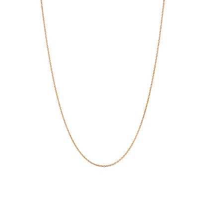 Billede af STINE A halskæde Plain Pendant sølv forgyldt kort (41 + 5cm)