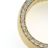 Billede af Ring med 34 brill. a 0,03 w/vs. på en side br. 8 mm. 14 kt.