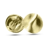 Billede af Øreclips rund, overflade sand, dia. 22,5 mm. 8 kt.