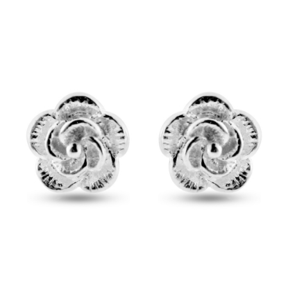 Billede af By Pind ørestikker sølv blomst