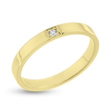 Billede af Alliancering brillant 0,02 w/vs. 14 kt. guld