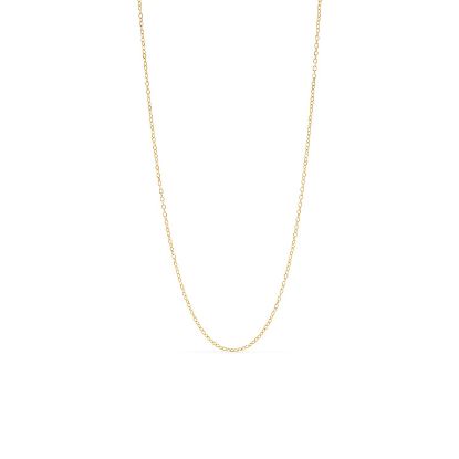 Billede af Susanne Friis Bjørner Halskæde sølv forgyldt anker 45 cm