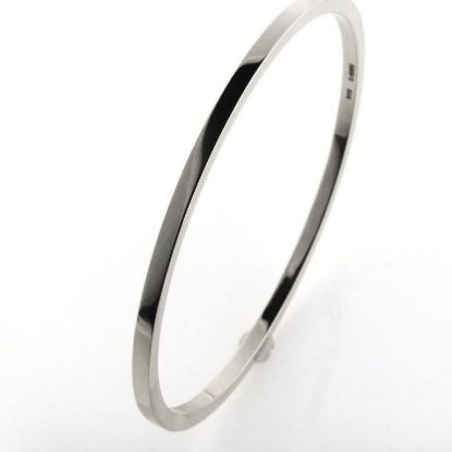 Billede af Armring firkantet tråd 14 kt. hvg. Priser fra