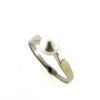 Billede af Ring 6-6½ m/m kulturperle 14 kt hvg
