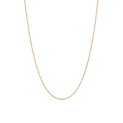 Billede af STINE A halskæde Plain Pendant sølv forgyldt kort (41 + 5cm)