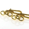 Billede af Loge kjoleknapper, lg. 12,5 mm. 925s. forgyldt - 8 kt. - 14 kt.