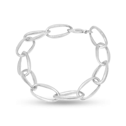 Billede af Armlænke "Elegance" 19 cm 14 kt. hvidguld