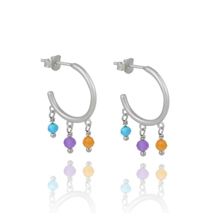 Billede af *WiOGA Mikala øreringe i sølv