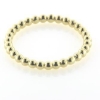 Billede af Ring kugler hele vejen rundt, br. 2,1 mm. massiv, str. 60-69. 925 s. forgyldt (forgyldning vil blive slidt af ved brug !)